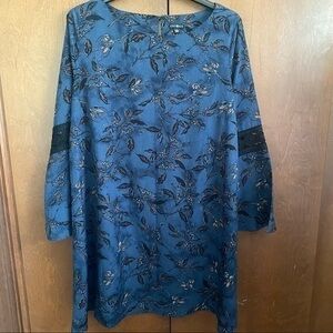 Cloah Boho Vibe Slipover Dress Lg